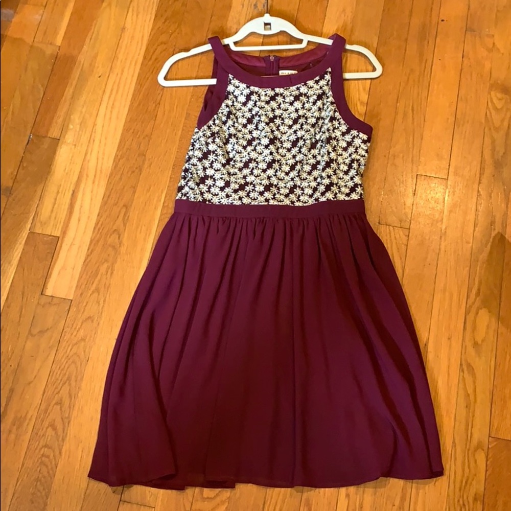 Maroon dress
